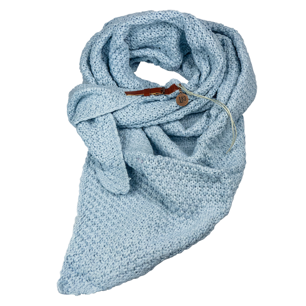 As Het is goedkoop Schiereiland Sjaal Lot Licht Blauw gebruik je als een sjaal of omslagdoek. In de winter.